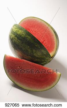 Stock Image - watermelon with 
slice cut out. 
fotosearch - search 
stock photos, 
pictures, images, 
and photo clipart