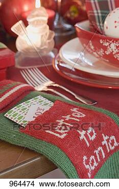 Stock Photo - christmas place-setting 
and christmas 
decorations (usa). 
fotosearch - search 
stock photos, 
pictures, images, 
and photo clipart
