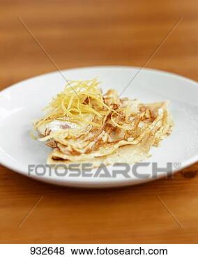 Stock Photo - lemon crêpes. 
fotosearch - search 
stock photos, 
pictures, images, 
and photo clipart