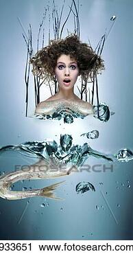Stock Photography - mermaid (collage). 
fotosearch - search 
stock photos, 
pictures, images, 
and photo clipart