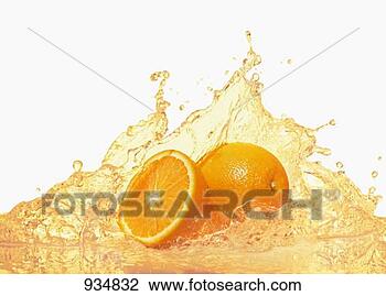 Stock Photo - oranges with splashing 
orange juice. 
fotosearch - search 
stock photos, 
pictures, images, 
and photo clipart