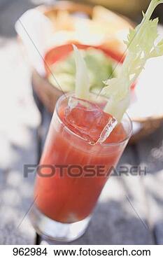 Stock Photo - tomato drink with 
celery and ice 
cubes. fotosearch 
- search stock 
photos, pictures, 
images, and photo 
clipart