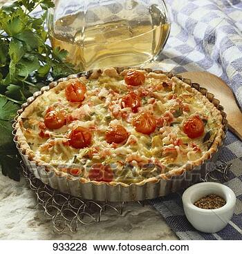 Stock Photo - vegetable quiche. 
fotosearch - search 
stock photos, 
pictures, images, 
and photo clipart