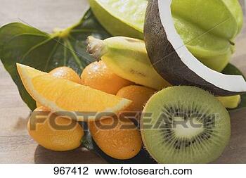 Stock Photo - exotic fruit, 
citrus fruit and 
coconut. fotosearch 
- search stock 
photos, pictures, 
images, and photo 
clipart