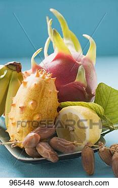 Stock Photo - exotic fruit still 
life. fotosearch 
- search stock 
photos, pictures, 
images, and photo 
clipart