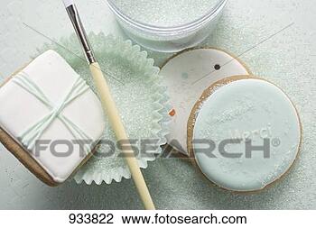 Stock Photo - pastel-coloured 
biscuits with 
coloured sugar 
(close-up). fotosearch 
- search stock 
photos, pictures, 
images, and photo 
clipart