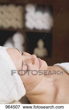 Picture - woman having beauty 
treatment. fotosearch 
- search stock 
photos, pictures, 
images, and photo 
clipart