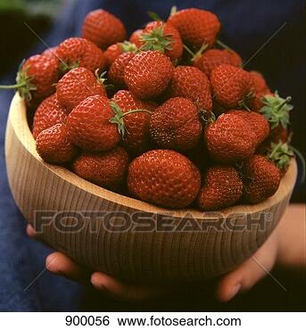 Stock Photo - fresh strawberries 
in a wooden bowl. 
fotosearch - search 
stock photos, 
pictures, images, 
and photo clipart