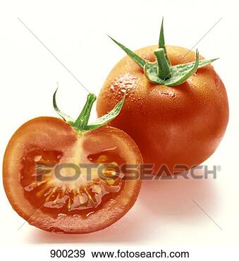 Arquivo Fotográficos - inteiro,  metade, 
 tomate. fotosearch 
- busca de fotos, 
imagens e clipart