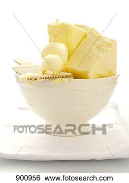 Hazır Fotoğraf - tereyaği,  tereyaği, 
 büklümler,  beyaz, 
 top. fotosearch 
- foto, resim, 
görüntü ve foto 
klipart ara