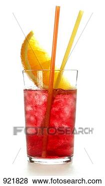Banco de Imagem - campari,  soda, 
 cunha,  laranja, 
 vidro. fotosearch 
- busca de fotos, 
imagens e clipart
