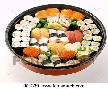 Hazır Fotoğraf - çeşit çeşit,  
sushi,  tahta 
düz tabak. fotosearch 
- foto, resim, 
görüntü ve foto 
klipart ara