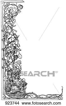 Stock Illustration - decoration on 
the edge of a 
festive menu (illustration). 
fotosearch - search 
clipart, illustration, 
drawings and vector 
eps graphics images