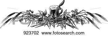 Klip Art - maşrapa,  sekmeler, 
 kulaklar,  misir, 
 (illustration). 
fotosearch - klipart 
İlüstrasyon, çizimler 
ve görüntüler 
ara