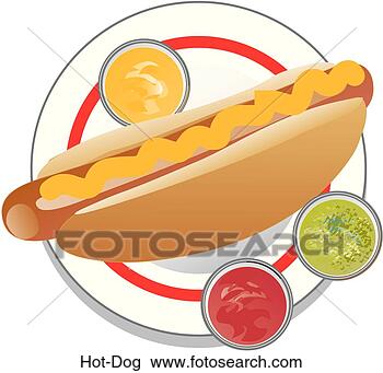 hot dog clip art spitting