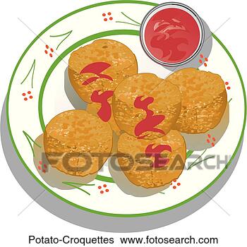 Hazır İlüstrasyonlar - patates,  croquettes. 
fotosearch - klipart 
İlüstrasyon, çizimler 
ve görüntüler 
ara