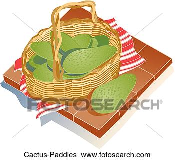 Stock Illustration - cactus paddles. 
fotosearch - search 
clipart, illustration, 
drawings and vector 
eps graphics images