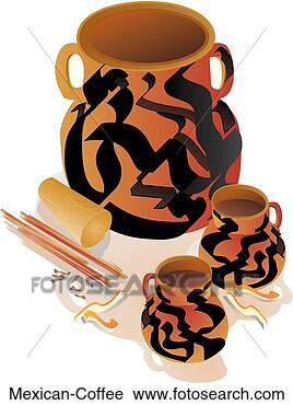 Clipart - mexican coffee. 
fotosearch - search 
clipart, illustration, 
drawings and vector 
eps graphics images