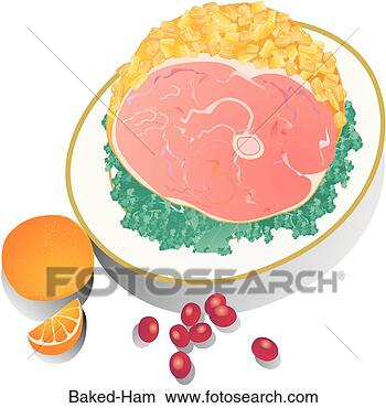 Drawings of Baked Ham