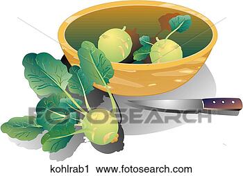 Clipart - kohlrabi-composition. 
fotosearch - search 
clipart, illustration, 
drawings and vector 
eps graphics images