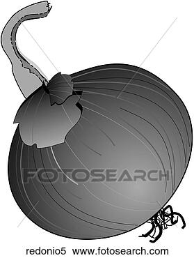 Stock Illustration - red onions-one 
b&w. fotosearch 
- search clipart, 
illustration, 
drawings and vector 
eps graphics images
