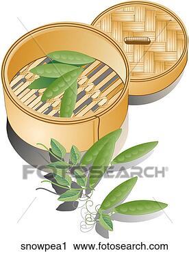 Clipart - snow peas-composition. 
fotosearch - search 
clipart, illustration, 
drawings and vector 
eps graphics images