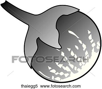 Stock Illustration - thai eggplant-one 
b&w. fotosearch 
- search clipart, 
illustration, 
drawings and vector 
eps graphics images
