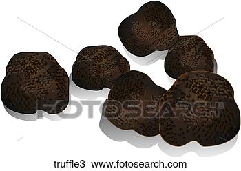 Drawing - truffles-shadows. 
fotosearch - search 
clipart, illustration, 
drawings and vector 
eps graphics images