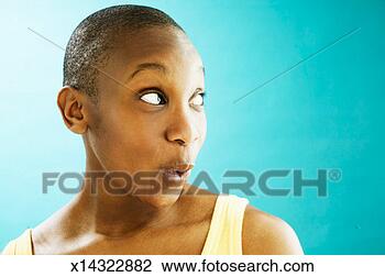 Stock Photo - mid adult woman 
with facial expression, 
head and shoulders. 
fotosearch - search 
stock photos, 
pictures, images, 
and photo clipart