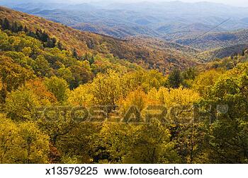 Stock Image - usa,  north carolina, 
 blue ridge parkway, 
 elevated view 
of valley. fotosearch 
- search stock 
photos, pictures, 
images, and photo 
clipart