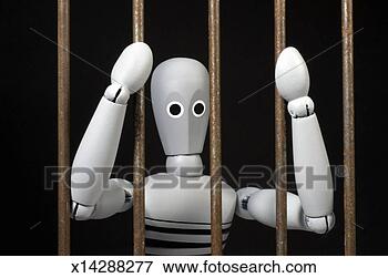 Picture - model figure behind 
bars, holding 
bars. fotosearch 
- search stock 
photos, pictures, 
images, and photo 
clipart