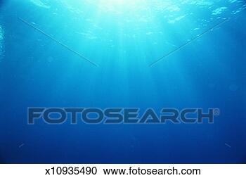Stock Photography - rays of sunlight 
shining into water, 
underwater view. 
fotosearch - search 
stock photos, 
pictures, images, 
and photo clipart