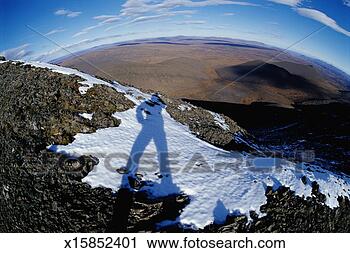 Stock Photography - usa, alaska, arctic 
wildlife refuge, 
atigun ridge, 
shadow of hiker. 
fotosearch - search 
stock photos, 
pictures, images, 
and photo clipart
