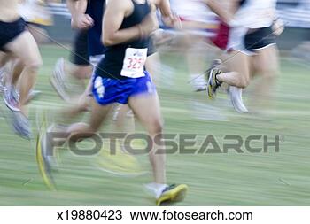 Stock Photo - people competing 
in cross country 
race, mid section 
(blurred motion). 
fotosearch - search 
stock photos, 
pictures, images, 
and photo clipart