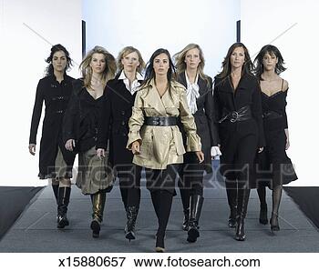 Picture - group of models 
walking on fashion 
runway. fotosearch 
- search stock 
photos, pictures, 
images, and photo 
clipart