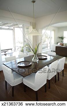 Stock Photo - modern dining 
room with dining 
room table. fotosearch 
- search stock 
photos, pictures, 
images, and photo 
clipart