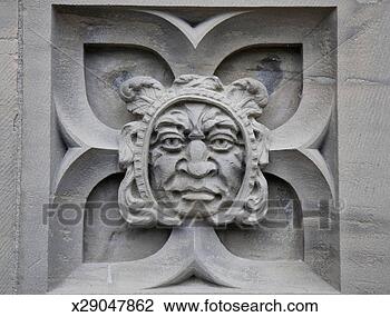 Stock Photo - architectural 
feature depicting 
human face. fotosearch 
- search stock 
photos, pictures, 
images, and photo 
clipart