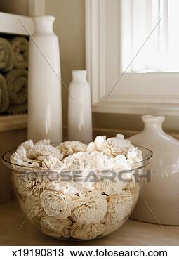 Stock Photo - bowl of dried 
roses in bathroom. 
fotosearch - search 
stock photos, 
pictures, images, 
and photo clipart