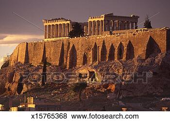 Stock Photo - greece, athens, 
ruins of the parthenon 
on the acropolis, 
dusk. fotosearch 
- search stock 
photos, pictures, 
images, and photo 
clipart