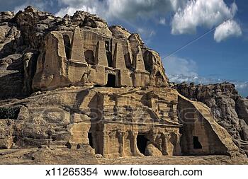 Stock Photo - jordan, petra, 
palace tomb. fotosearch 
- search stock 
photos, pictures, 
images, and photo 
clipart
