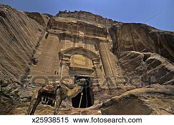 Stock Image - jordan, petra, 
palace tombs, 
camel in front 
of renaissance 
tomb. fotosearch 
- search stock 
photos, pictures, 
images, and photo 
clipart