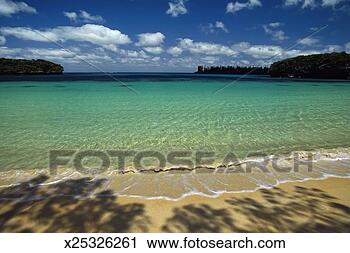 Stock Photography - pacific islands, 
new caledonia, 
kanumera bay, 
isle de pines, 
beach. fotosearch 
- search stock 
photos, pictures, 
images, and photo 
clipart