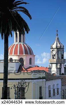 Stock Photo - canary islands, 
tenerife, la orotava, 
church. fotosearch 
- search stock 
photos, pictures, 
images, and photo 
clipart