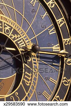 Stock Photography - czech republic, 
prague, town hall 
clock, close-up. 
fotosearch - search 
stock photos, 
pictures, images, 
and photo clipart