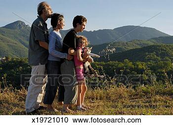 Stock Photography - france,  cevenes 
mountains,  family 
including two 
kids (7-13). fotosearch 
- search stock 
photos, pictures, 
images, and photo 
clipart