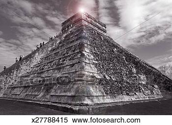 Stock Image - mexico, yucatan, 
kukulkan pyramid. 
fotosearch - search 
stock photos, 
pictures, images, 
and photo clipart
