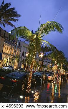 Stock Photo - usa,  california, 
 los angeles, 
 rodeo drive, 
 christmas lights 
on. fotosearch 
- search stock 
photos, pictures, 
images, and photo 
clipart