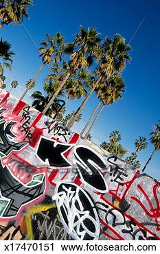 Stock Photography - usa, california, 
los angleses, 
graffiti and palm 
trees. fotosearch 
- search stock 
photos, pictures, 
images, and photo 
clipart