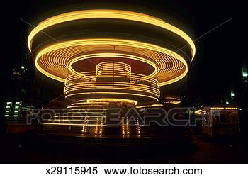 Stock Image - france, marseille, 
spinning old fashioned 
carousel at night. 
fotosearch - search 
stock photos, 
pictures, images, 
and photo clipart