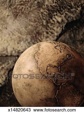 Stock Photo - stone globe with 
north america. 
fotosearch - search 
stock photos, 
pictures, images, 
and photo clipart